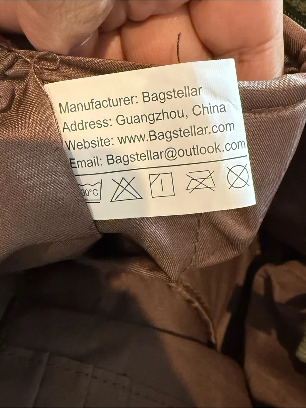 Bagstellar Olive Corduroy Tote/Travel Bag Pre-owned